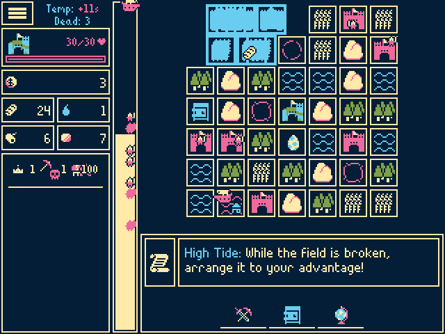 Screenshot of Titanium Court showing 7 tiles being matched and removed