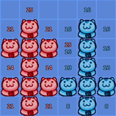 Screenshot of the calculator app